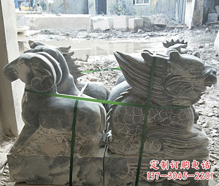 大连12生肖公园动物石雕