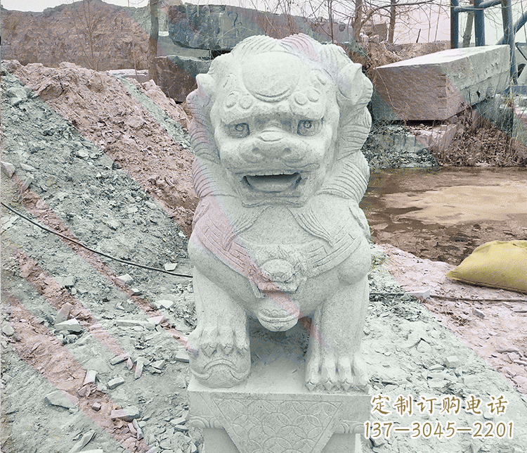 大连公园石雕狮子