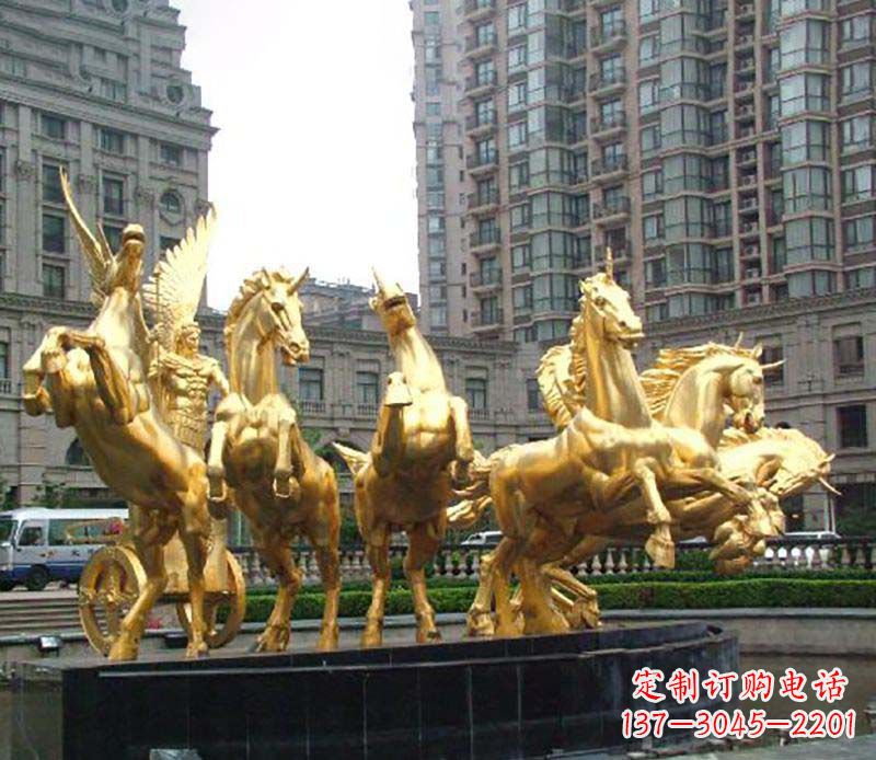 大连阿波罗完美的雕塑艺术
