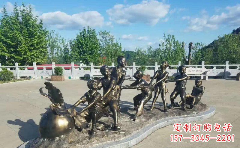 大连萝卜特色铜雕