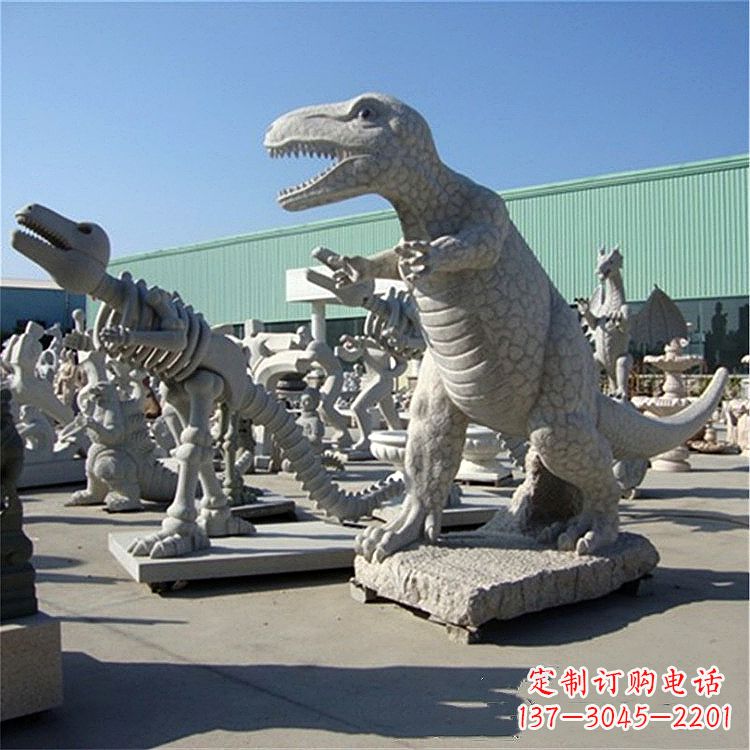 大连霸王龙石雕塑