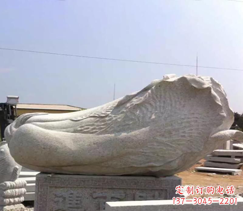 大连白菜大理石雕塑