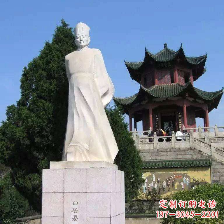 大连白居易唐诗雕像
