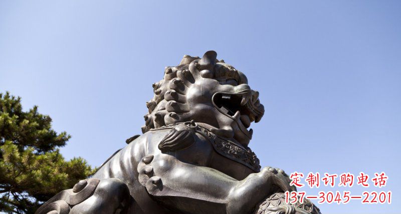 大连新精美铜质狮子雕塑