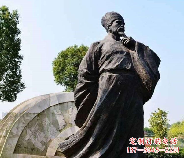 大连北宋思想家王安石铜雕
