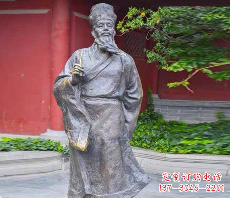 大连北宋文学家苏轼铜雕