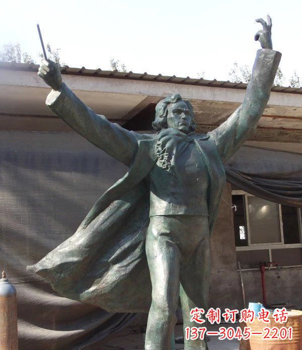大连贝多芬广场西方名人铜雕