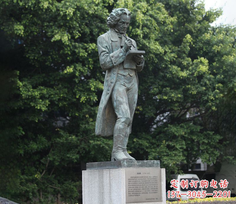 大连贝多芬精美铜雕让古典音乐熠熠生辉