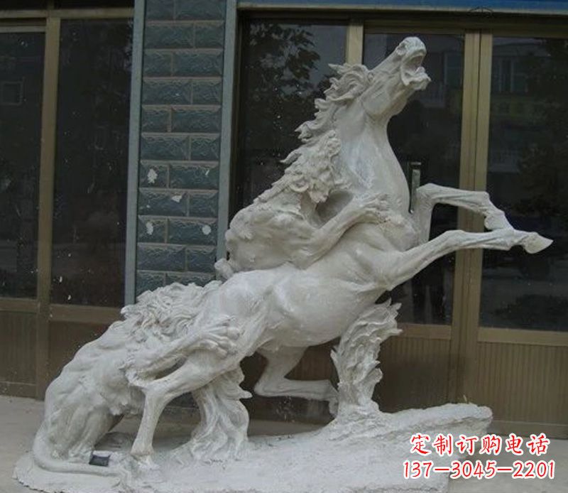 大连奔马石雕