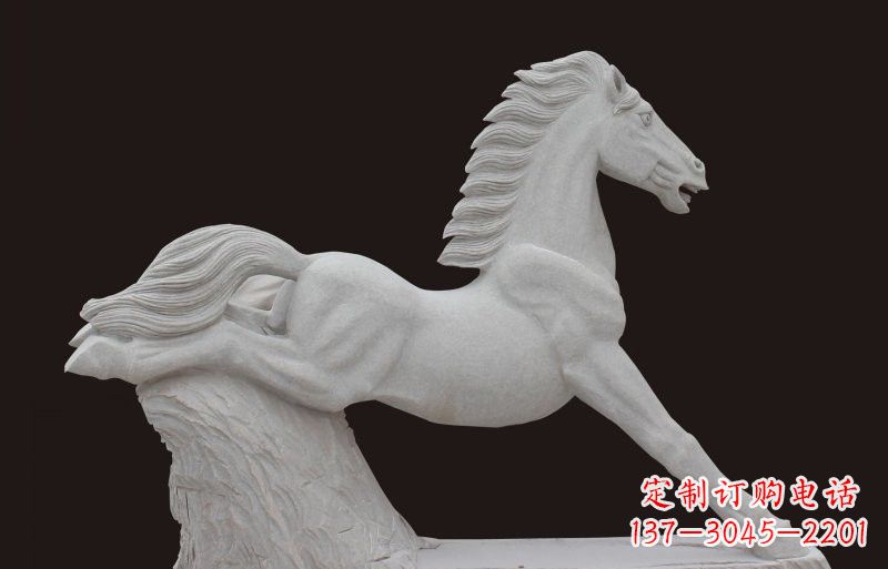 大连奔马石雕222