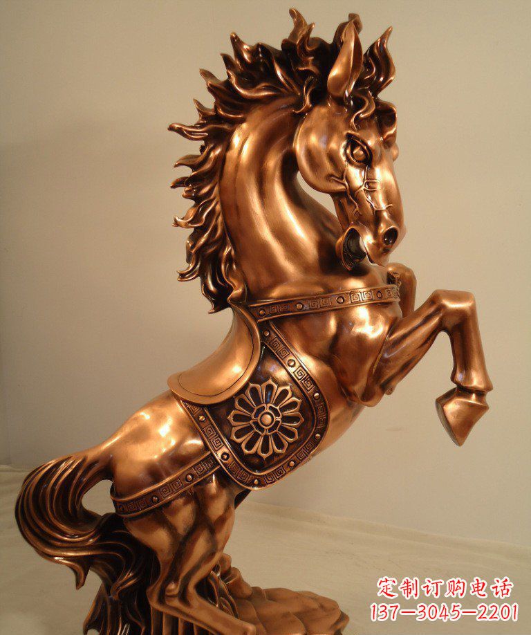 大连精美的仿铜马雕塑