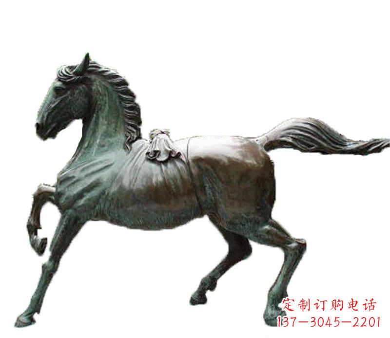 大连别墅动物飞马铜雕摆件