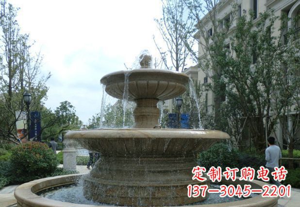 大连别墅景观大型喷泉石雕 (3)