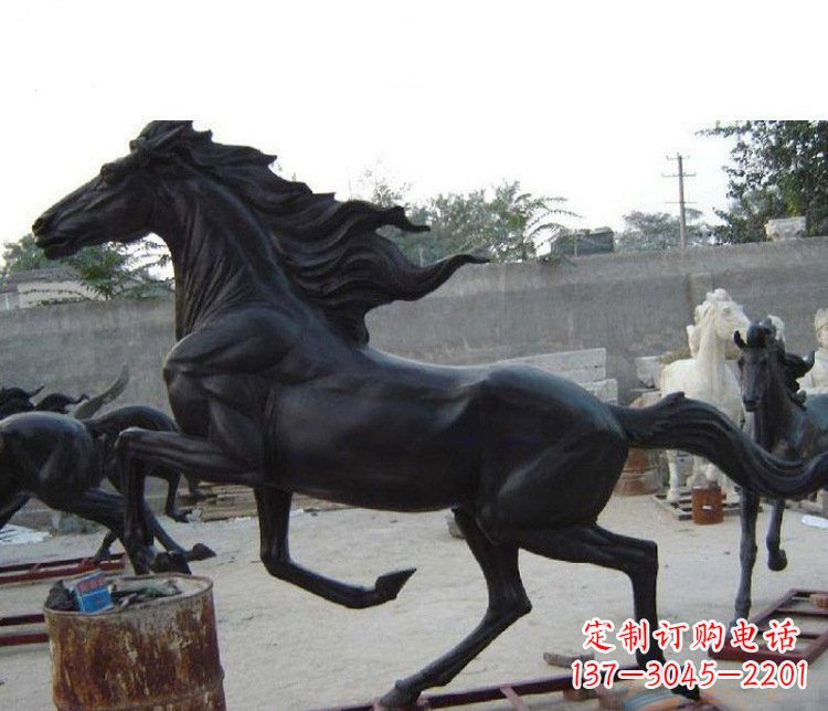 大连马铜雕塑,让你的别墅景观更加生动