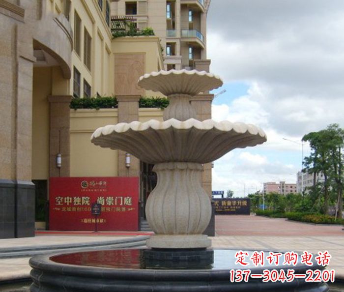 大连别墅景观欧式喷泉石雕 (5)