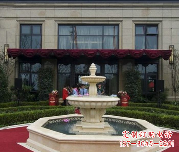 大连别墅景观欧式喷泉石雕_1 (3)