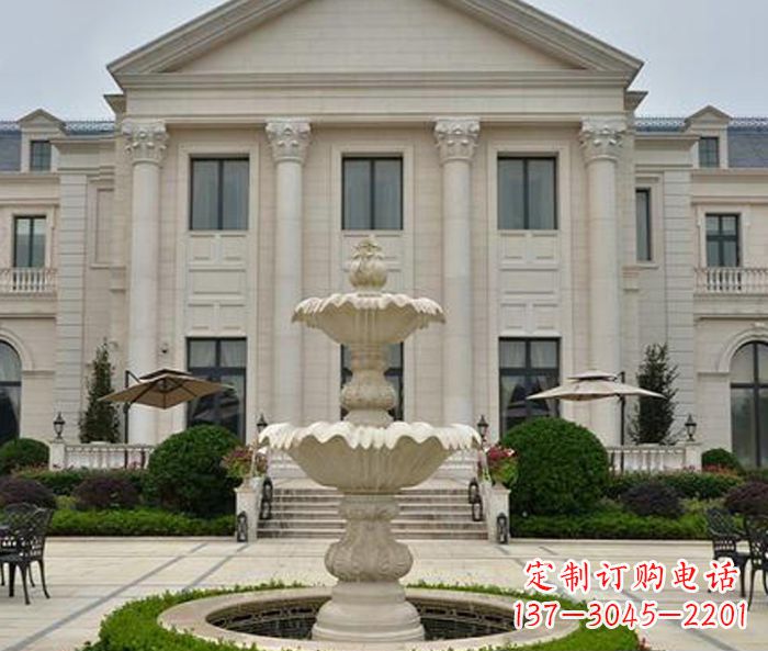 大连别墅景观欧式喷泉石雕_2 (2)
