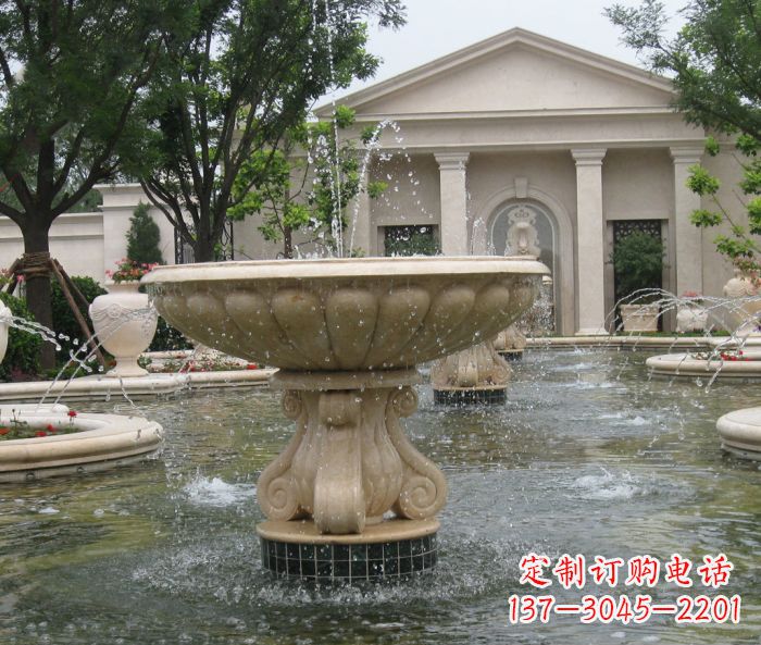 大连别墅景观欧式喷泉石雕_2 (3)