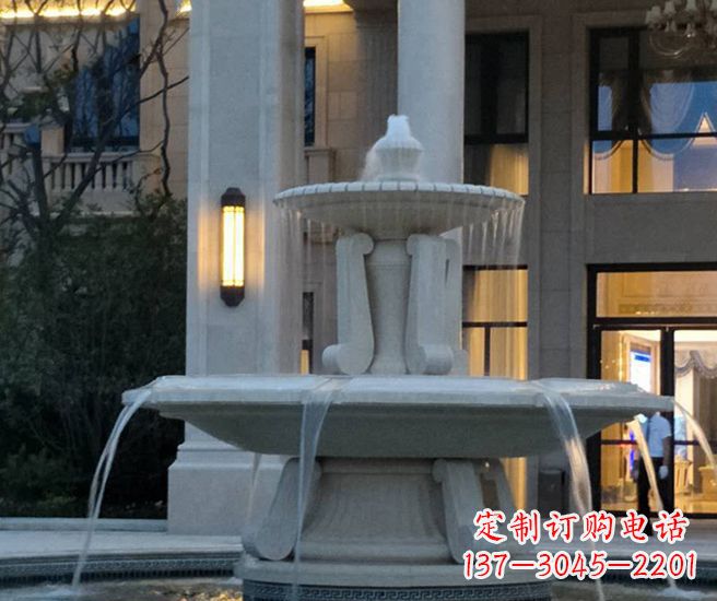 大连别墅景观小区喷泉石雕