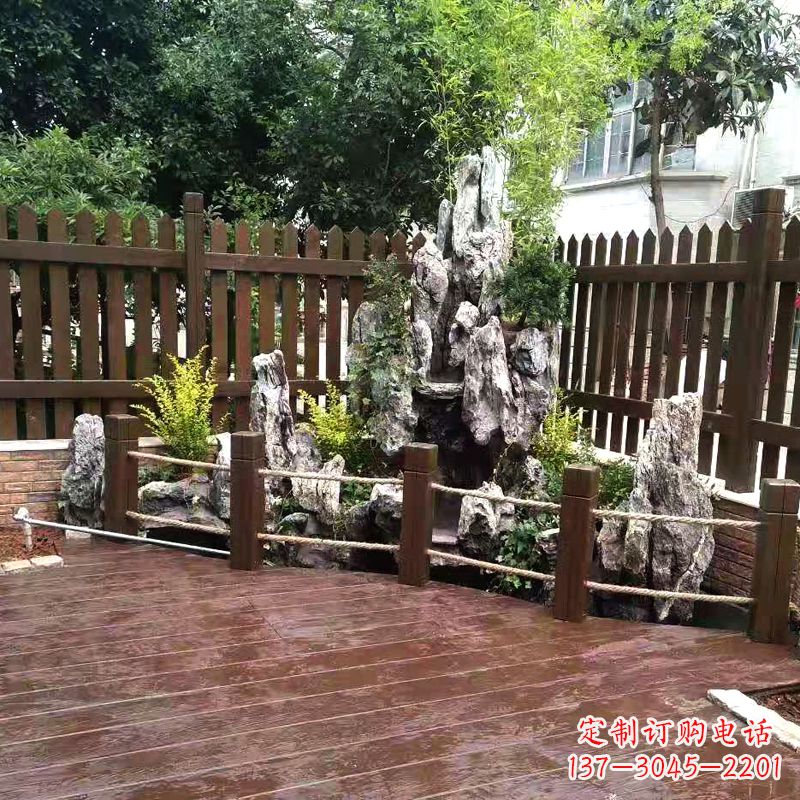 大连别墅庭院假山