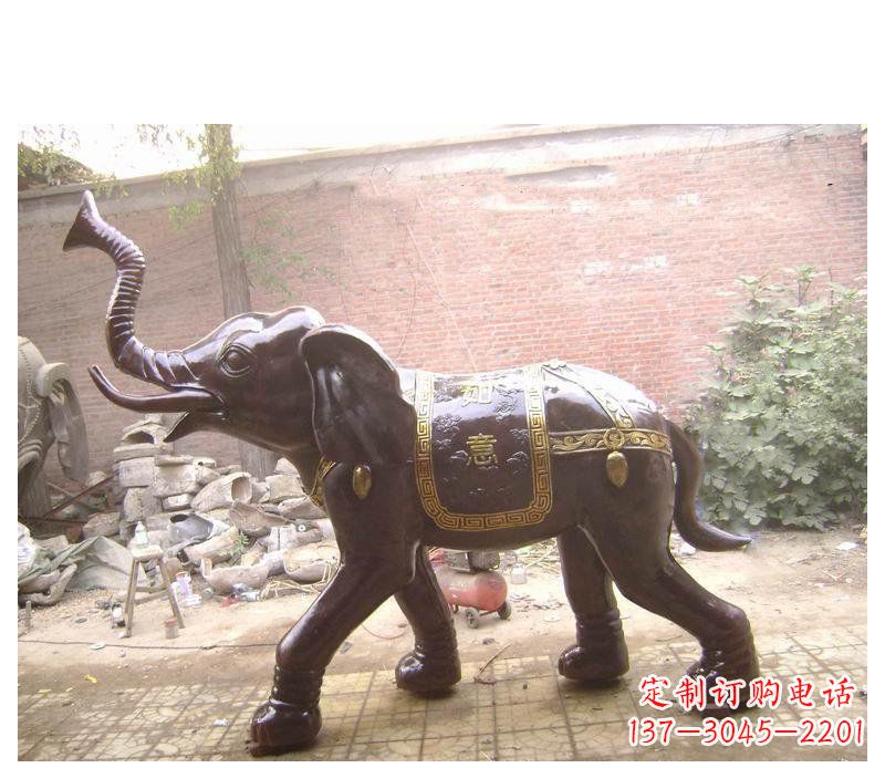 大连玻璃钢大象雕塑