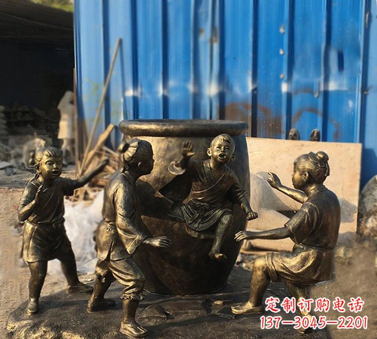 大连玻璃钢仿铜司马光砸缸