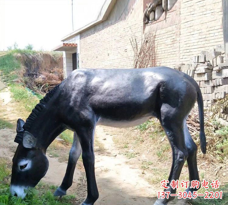 大连玻璃钢仿真毛驴