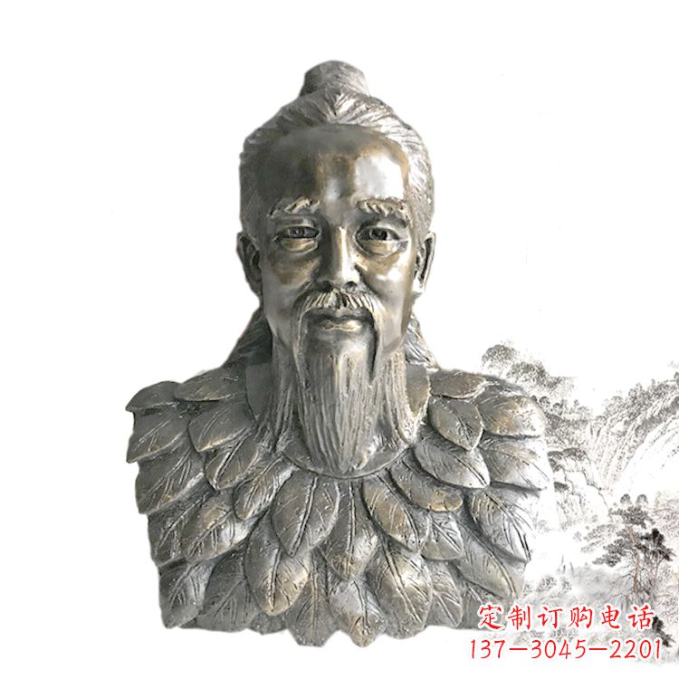 大连伏羲雕塑中华神话灵魂的象征