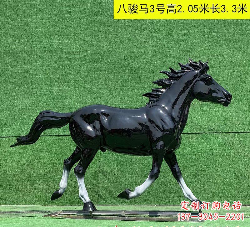 大连玻璃钢马雕塑一种特殊的艺术品