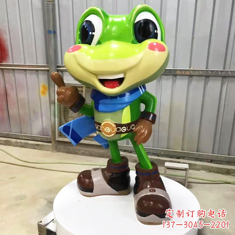 大连玻璃钢青蛙雕塑——为商场儿童游乐场增添点缀