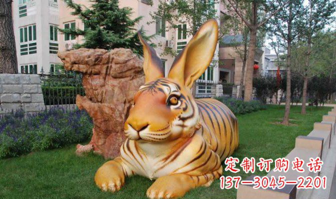大连玻璃钢兔子雕塑精致、经典、永恒