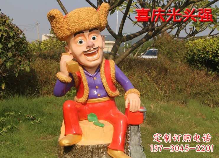 大连玻璃钢熊大熊二光头强