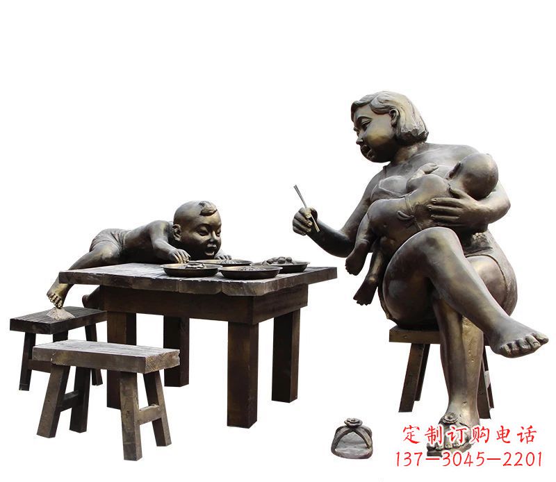 大连母爱雕塑儿童公园中的精美雕塑