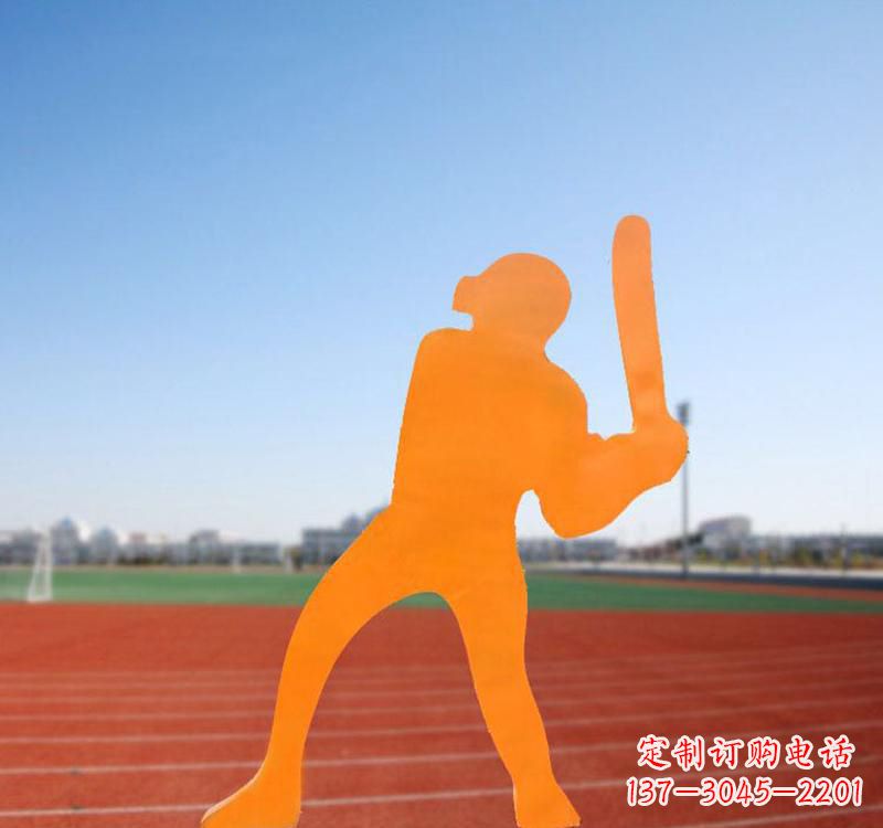 大连棒球运动人物雕塑传承棒球精神