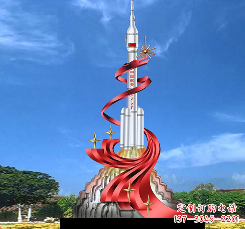 大连不锈钢嫦娥飞天标识雕塑
