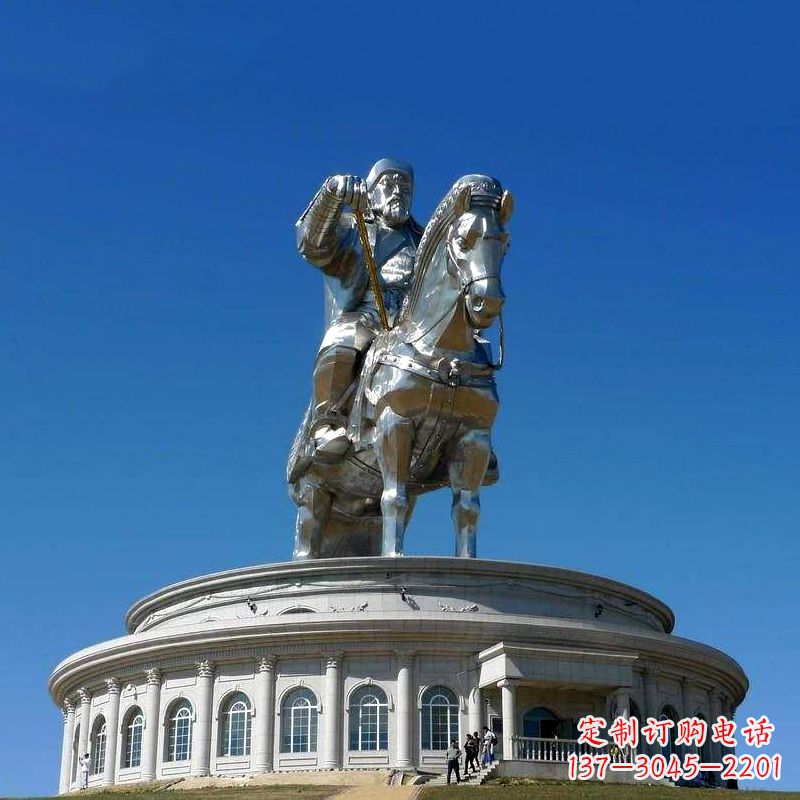 大连不锈钢成吉思汗雕塑——一座引人入胜的大型雕塑