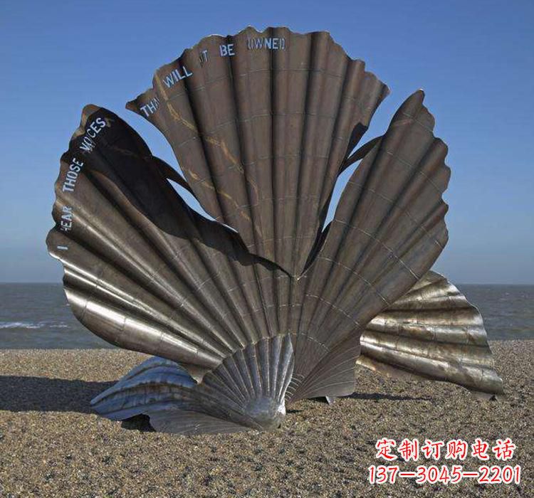 大连不锈钢城市扇贝雕塑