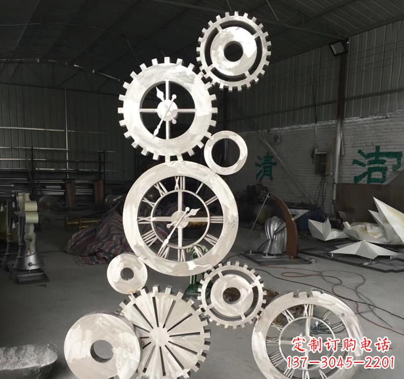 大连不锈钢齿轮景观雕塑