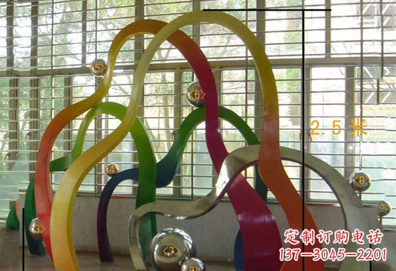 大连不锈钢假山雕塑精致耐用的艺术品