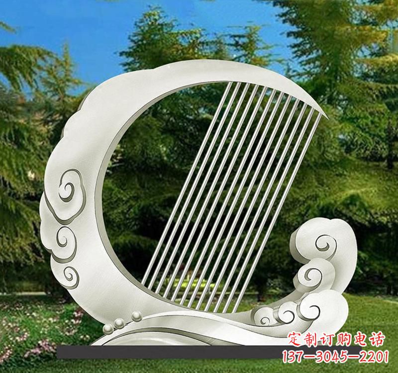 大连精美的不锈钢月亮雕塑