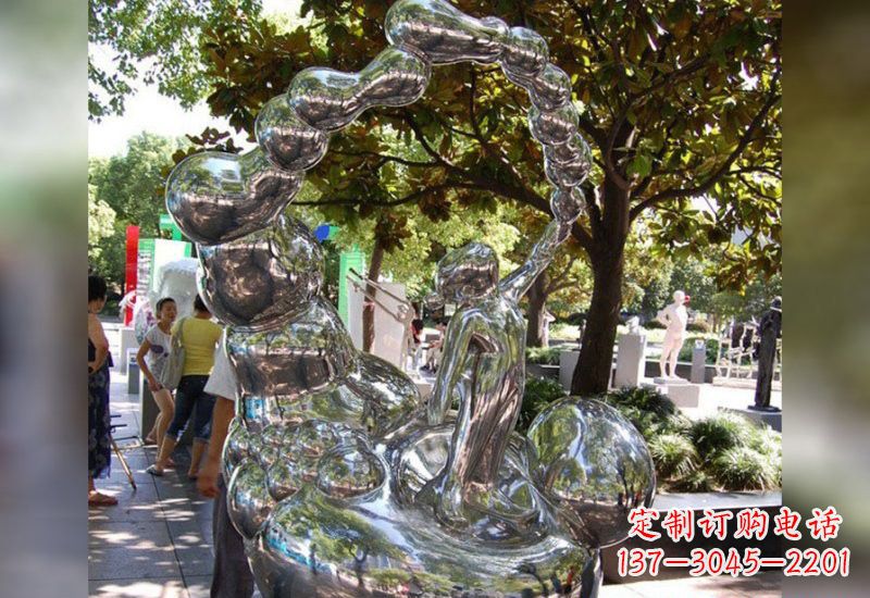 大连精美不锈钢儿童雕塑