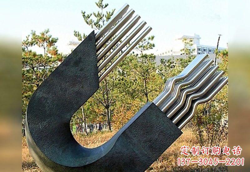 大连不锈钢磁铁雕塑绚丽多彩的艺术珍品