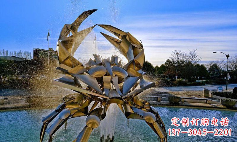 大连精美不锈钢螃蟹雕塑
