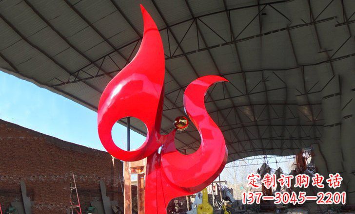 大连不锈钢抽象动物雕塑