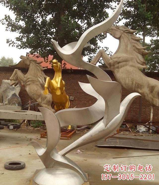 大连精美不锈钢鸽子雕塑