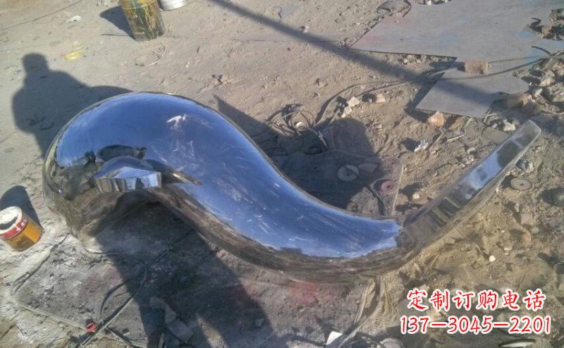大连不锈钢海豚雕塑展示优雅美丽