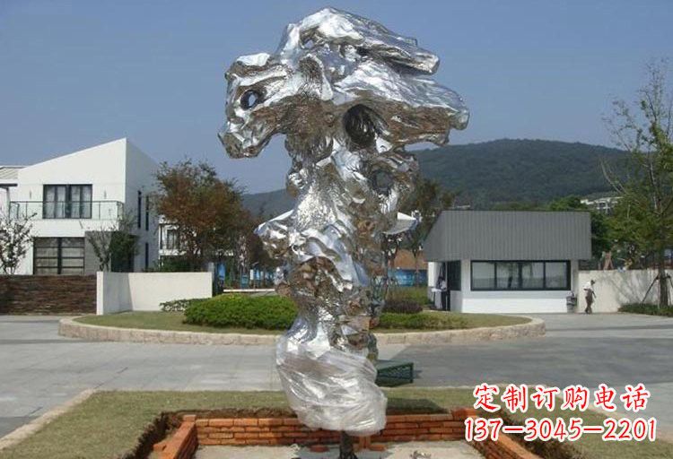 大连不锈钢太湖石雕塑精美绝伦