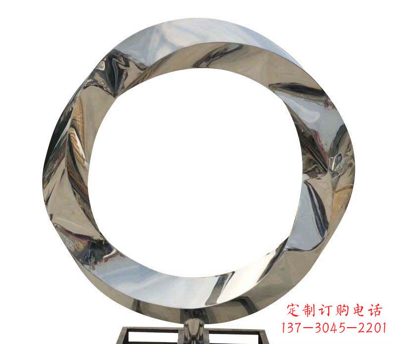 大连不锈钢圆环雕塑——精美而优雅