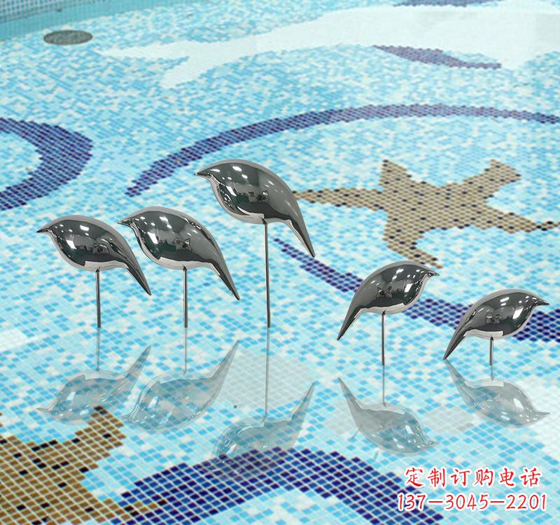 大连不锈钢创意鸽子雕塑展现精致美感