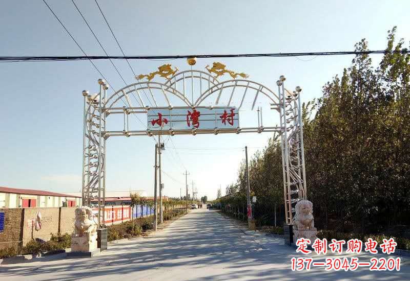 大连不锈钢牌坊雕塑让美丽的传统永存